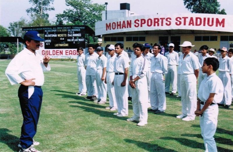 During the early days of the Madan Lal Cricket Academy